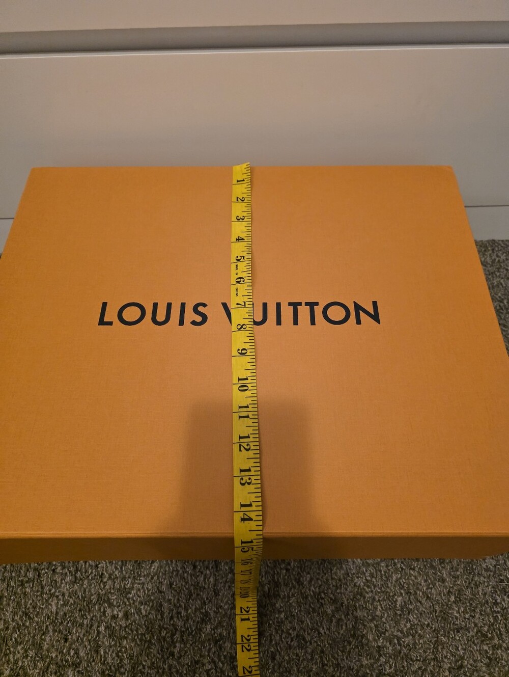 One Louis Vuitton Orange Gift Box Size X Large